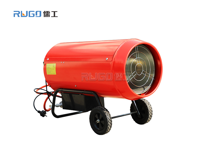 80KW燃?xì)馀L(fēng)機紅色帶輪子