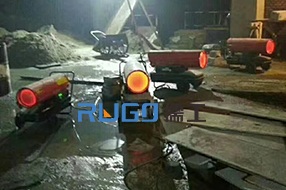 工業(yè)暖風(fēng)機用來烘干建筑工地混凝土